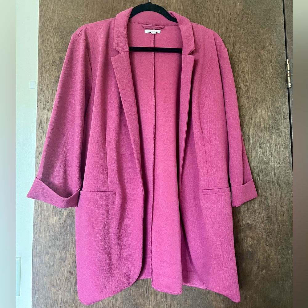 Magenta blazer